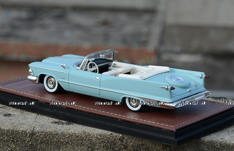 Imperial Crown Convertible Open top 1959 Normandy Blue, GLM Models 1:43