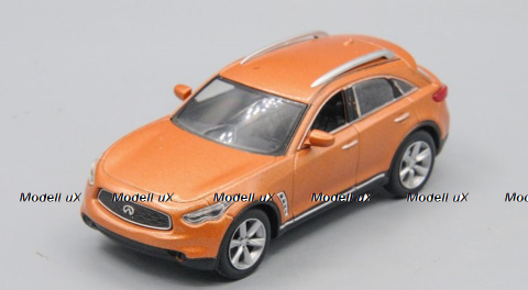 Infiniti FX, orange, Суперкары, лучшие Автомобили Мира #39, Deagostini 1:43