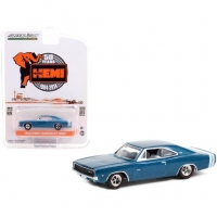 Dodge Charger R/T HEMI, metallic-blue/white, Greenlight 1:64