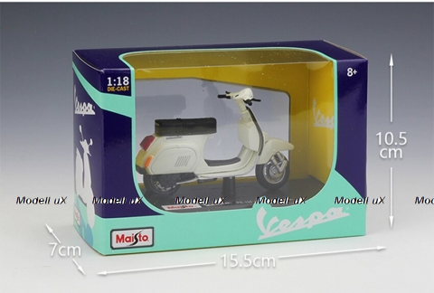 Vespa PK 125 Automatica, white, Maisto 1:18
