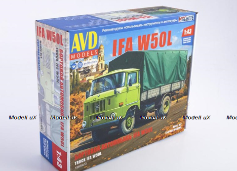 IFA W50L бортовой с тентом, 1565AVD, AVD Models 1:43