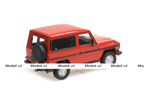 MERCEDES-BENZ G-MODEL SHORT (W460) - 1980 - RED, 155038002, Minichamps 1:18