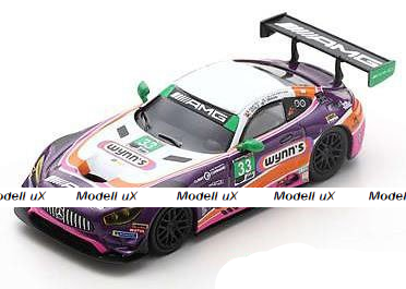 Mercedes AMG GT3 No.33 Mercedes AMG Team Riley Motorsports 24H Daytona 2019 B. Keating J. Bleekemolen L. Stolz F. Fraga, Y185, Spark 1:64