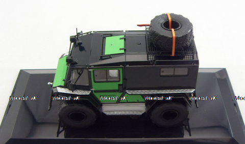 Петрович 204-50 4x4 черно-зеленый, 220450, DiP Models 1:43