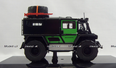 Петрович 204-50 4x4 черно-зеленый, 220450, DiP Models 1:43