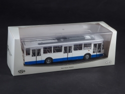 Троллейбус Skoda-14TR, 1980, бело-синий, SSM4043, SSM 1:43