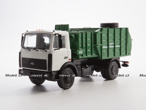 МАЗ-5337 МКМ-35 Мусоровоз с манипулятором, арт. 102866, Аист 1:43