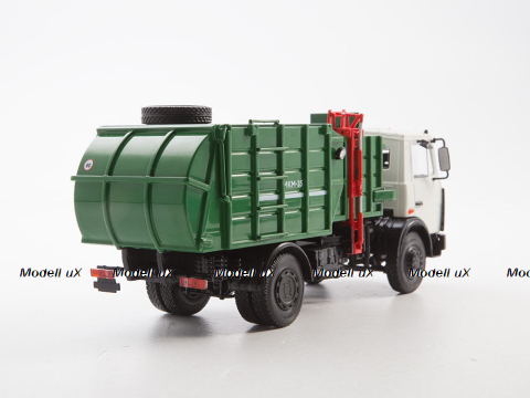 МАЗ-5337 МКМ-35 Мусоровоз с манипулятором, арт. 102866, Аист 1:43