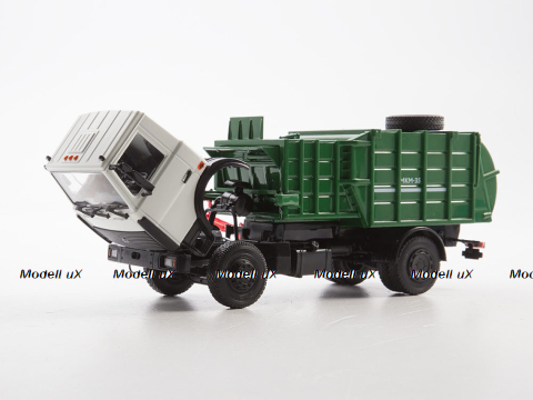 МАЗ-5337 МКМ-35 Мусоровоз с манипулятором, арт. 102866, Аист 1:43