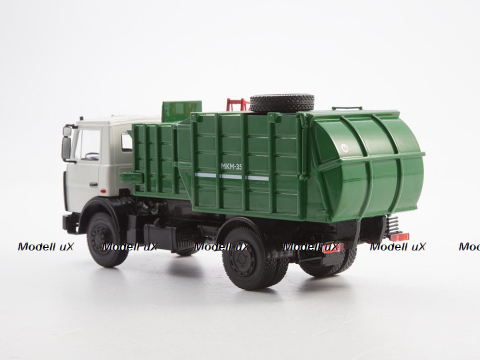 МАЗ-5337 МКМ-35 Мусоровоз с манипулятором, арт. 102866, Аист 1:43