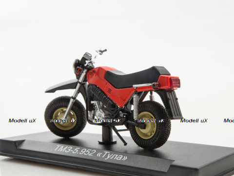 ТМЗ-5.952 «Тула» 1990, красный, Наши Мотоциклы №17, Modimio 1:43