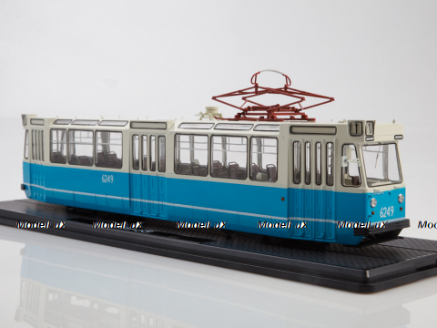 Трамвай ЛМ-68 бело-голубой, SSM4063, SSM 1:43