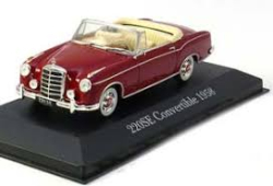 Mercedes 220SE Convertible (W128) 1958 red, Altaya 1:43