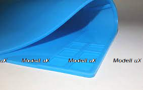 Термостойкий силиконовый коврик, синий