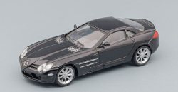 Mercedes SLR McLaren (C199) 2003, black, Суперкары, лучшие Автомобили Мира #3, Deagostini 1:43