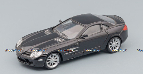 Mercedes SLR McLaren (C199) 2003, black, Суперкары, лучшие Автомобили Мира #3, Deagostini 1:43