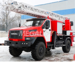 АЛ-31 (Урал-Next 43206 4х4), пожарная автолестница, TruckTyr 1:43