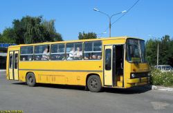 Ikarus-260.27 1985 автобус с планетарными дверьми, оранжевый/белый, Modellux 1:43