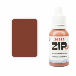 Краска модельная акриловая Светло-Коричневый, арт. 26313, ZIP Maket