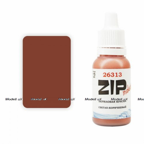 Краска модельная акриловая Светло-Коричневый, арт. 26313, ZIP Maket