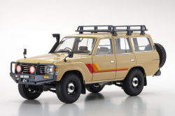 Toyota Land Cruiser 60 - Beige W/Roof Rack,  KYO8956XE, Kyosho 1:18
