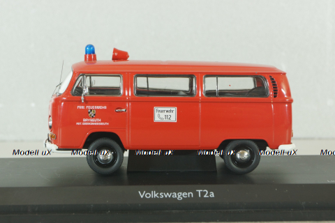 Volkswagen T2a Feuerwehr Bayreuch, 03228, Schuco 1:43