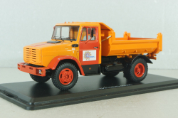 ЯАЗ-210Е Самосвал, темно-оранжевый, SSM1141, SSM 1:43