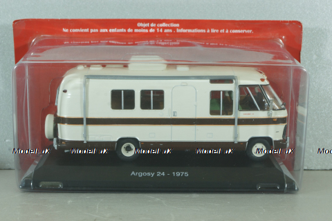 Airstream Argosy 24 camper van 1975, white, HPC041, Hachette Passion Camping-Cars #41 1:43