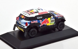 Mini All 4 Racing No.300, Rally Dakar Al Attiyah/Baumel 2016 Red Bull, Premium Collectibles Rally 1:43
