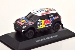 Mini All 4 Racing No.300, Rally Dakar Al Attiyah/Baumel 2016 Red Bull, Premium Collectibles Rally 1:43
