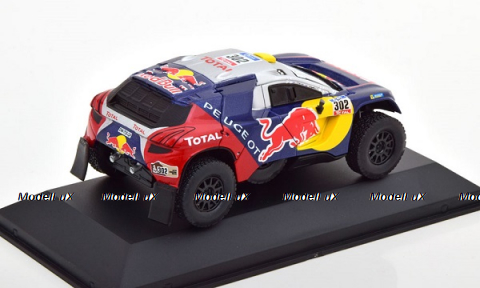 Peugeot 2008 DKR No.302 Winner Rally Dakar Peterhansel/Cottret 2016 Red Bull, Premium Collectibles Rally 1:43