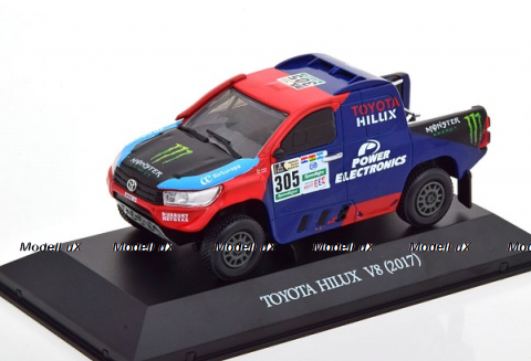 Toyota Hilux No.305, Rally Dakar Roma/Haro 2017, Premium Collectibles Rally 1:43