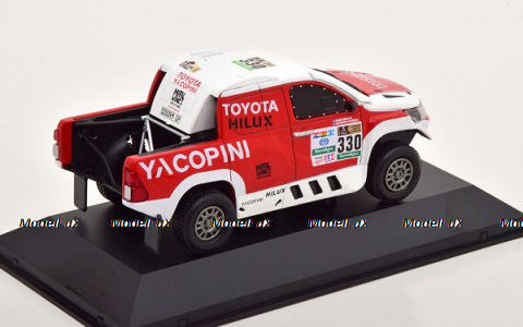Toyota Hilux No.330, Rally Dakar Yacopini/Merlo 2017, Premium Collectibles Rally 1:43