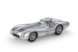 MERCEDES F1 W196R STREAMLINERS N 20 2nd GP FRANCE 1954 K.KLING - CON VETRINA - WITH SHOWCASE, GP Replicas 1:18