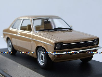 Opel Kadett Saloon 1973 Gold, 870040101, Minichamps 1:87