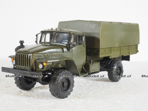 Урал-43206,  4х4, Хаки,Элекон 1:43