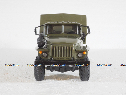 Урал-43206,  4х4, Хаки,Элекон 1:43