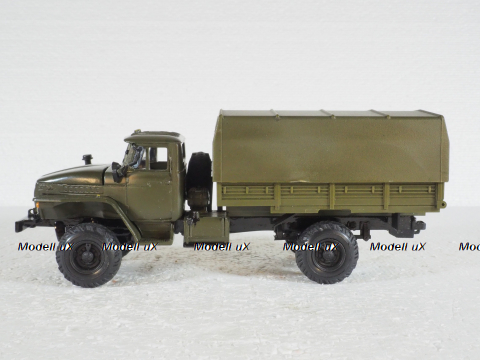 Урал-43206,  4х4, Хаки,Элекон 1:43