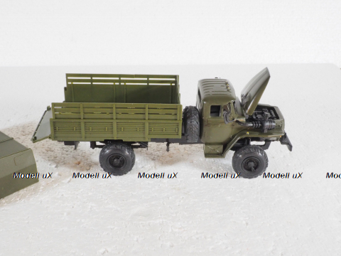 Урал-43206,  4х4, Хаки,Элекон 1:43