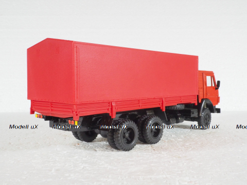 Камаз-53212, красный, Элекон 1:43
