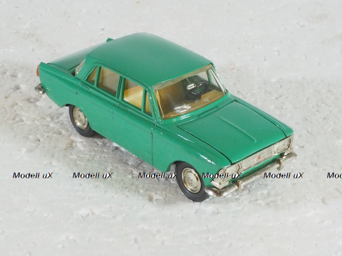 Москвич-412, А2, капот 2 зажима, Тантал/Радон 1:43