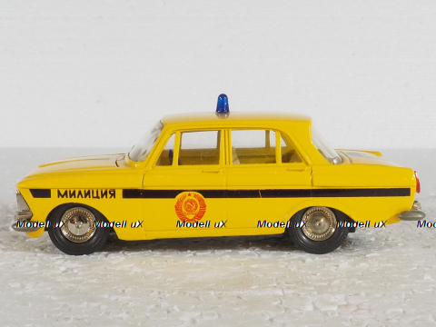 Москвич-412, А8, милиция ГАИ, Тантал/Радон 1:43