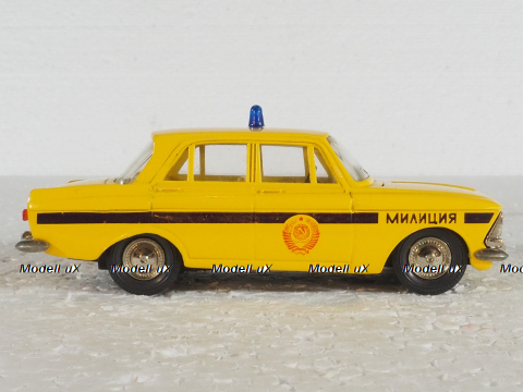 Москвич-412, А8, милиция ГАИ, Тантал/Радон 1:43