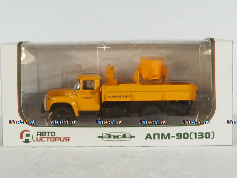 Зил-130 АПМ-90, прожектор, Аэрофлот, арт.101371, АвтоИстория 1:43
