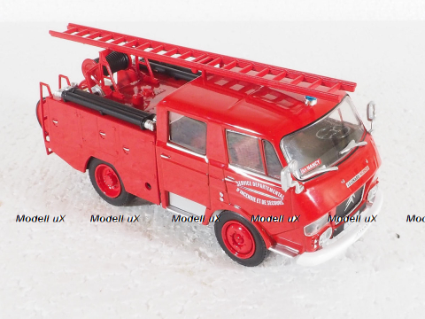 Citroen N-Series Tanker Truck 1969 Fire Engine, Altaya 1:43