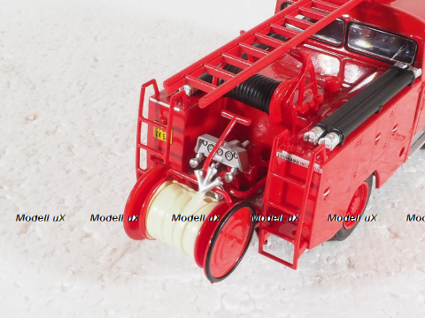Citroen N-Series Tanker Truck 1969 Fire Engine, Altaya 1:43