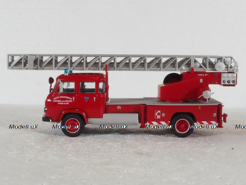 Saviem 57 Truck Scala 1977, Fire Engine, Altaya 1:43