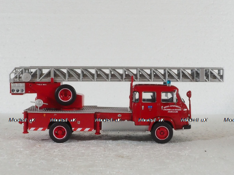 Saviem 57 Truck Scala 1977, Fire Engine, Altaya 1:43