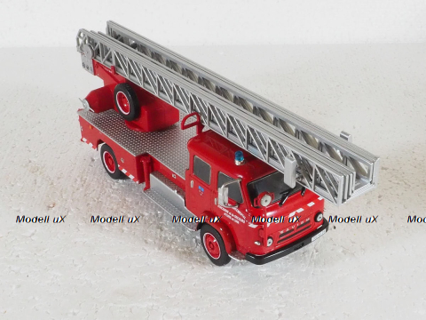 Saviem 57 Truck Scala 1977, Fire Engine, Altaya 1:43