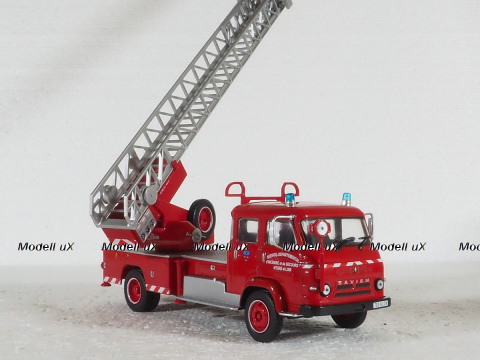 Saviem 57 Truck Scala 1977, Fire Engine, Altaya 1:43